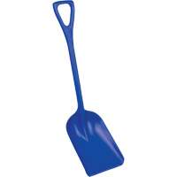Safety Shovels - Hygienic Shovels (One-Piece), 10" x 14" Blade, 38" Length, Plastic, Blue SAL458 | Nia-Chem Ltd.