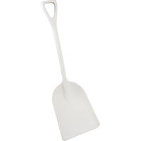 Safety Shovels - Hygienic Shovels (One-Piece), 14" x 17" Blade, 42" Length, Plastic, White SAL461 | Nia-Chem Ltd.