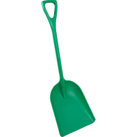 Safety Shovels - Hygienic Shovels (One-Piece), 14" x 17" Blade, 42" Length, Plastic, Green SAL463 | Nia-Chem Ltd.
