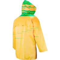 Manteau imperm&eacute;able Neo-slick r&eacute;sistant aux produits chimiques & &agrave; l'acide, Petit, Jaune, N&eacute;opr&egrave;ne Nia-Chem Ltd.