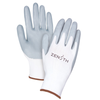 Gants l&eacute;gers enduits et respirants, 9/Grand, R&ecirc;vetement Mousse de nitrile, Calibre 13, Enveloppe en Polyester Nia-Chem Ltd.