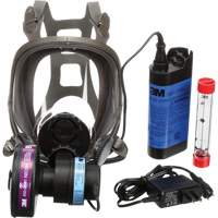 Appareils de protection respiratoire (APR) &agrave; &eacute;puration d'air motoris&eacute; port&eacute;s sur le visage Powerflow, Respirateur &agrave; masque, Pile NiCd Nia-Chem Ltd.