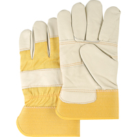 Furniture Leather Gloves, Large, Grain Cowhide Palm, Cotton Inner Lining SAN270 | Nia-Chem Ltd.