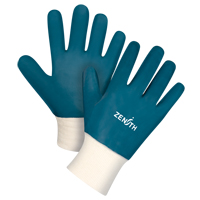 Gants &agrave; poignet en tricot de poids lourd, 8/Moyen, R&ecirc;vetement Nitrile, Enveloppe en Coton Nia-Chem Ltd.