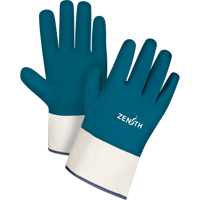 Heavyweight Safety Cuff Gloves, 11/2X-Large, Nitrile Coating, Cotton Shell Nia-Chem Ltd.