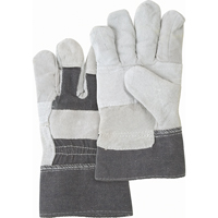 Gants d'ajusteur &agrave; paume renforc&eacute;e d'usage standard, Grand, Paume en Cuir de vache refendu, Doublure en Coton Nia-Chem Ltd.