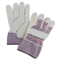 Gants d'ajusteur &agrave; paume renforc&eacute;e de premi&egrave;re qualit&eacute;, Grand, Paume en Cuir de vache refendu, Doublure en Coton Nia-Chem Ltd.