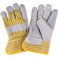 Gants d'ajusteur de premi&egrave;re qualit&eacute;, Grand, Paume en Cuir de vache refendu, Doublure en Coton Nia-Chem Ltd.