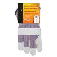 Gants d'ajusteur rugueux, T-Grand, Paume en Cuir de vache refendu, Doublure en Coton Nia-Chem Ltd.