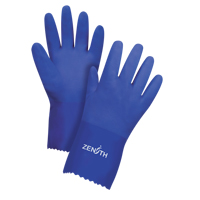 Ultra Flexible Gloves, Size X-Large/10, 12" L, PVC, Interlock Inner Lining, 45-mil Nia-Chem Ltd.