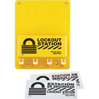 Poste de verrouillage compacte, Cadenas Aucune, Capacit&eacute; de 4, Cadenas Non compris Nia-Chem Ltd.