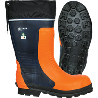 Bushwhacker Chainsaw Boots, Rubber, Steel Toe, Size 6, Puncture Resistant Sole Nia-Chem Ltd.