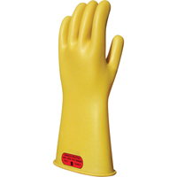 Yellow Natural Rubber Insulating Gloves, ASTM Class 0, Size 8, 14" L Nia-Chem Ltd.