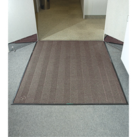 Waterhog&reg; Eco Elite Matting, Wiper/Scraper, 3' x 5' x 3/8", Chestnut Brown Nia-Chem Ltd.