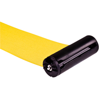 Poteau r&eacute;cepteur pour barri&egrave;res sur pieds pour le contr&ocirc;le des foules, Hauteur de 35", Jaune Nia-Chem Ltd.