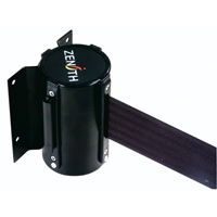 Wall Mount Barrier, Steel, Screw Mount, 7', Black Tape Nia-Chem Ltd.