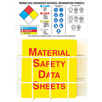 Panneaux de style panier pour mati&egrave;res dangereuses, Anglais, Compris reliures Nia-Chem Ltd.
