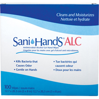 Sani-Hands<sup>®</sup> ALC Antimicrobial Hand Wipes, Packet SAY434 | Nia-Chem Ltd.