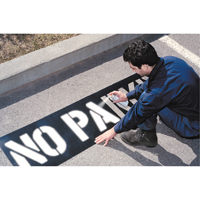 Pochoirs pour parc de stationnement, Anglais, 12" Nia-Chem Ltd.