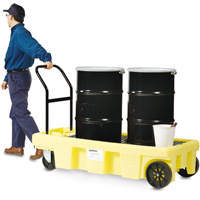 Chariots Poly-Spillcart, 66,5" lo x 29" la x 43,9" h, Cap. de d&eacute;versement 57 gal. US Nia-Chem Ltd.