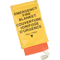 Emergency Fire Blankets, Fibreglass, 72"L x 72"W SB884 | Nia-Chem Ltd.