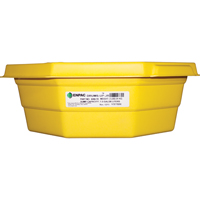 Drums-Up Jr. Trays, 22.75" L x 22.75" W x 7.5" H, 7.5 US gal. Spill Capacity Nia-Chem Ltd.
