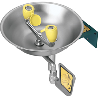 Eyewash Station, Wall-Mount Installation, Stainless Steel Bowl Nia-Chem Ltd.