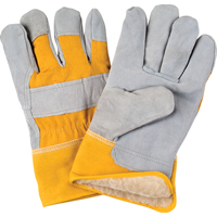 Premium Winter-Lined Fitters Gloves, X-Large, Split Cowhide Palm, Boa Inner Lining Nia-Chem Ltd.