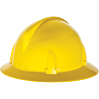 Casques de s&eacute;curit&eacute; &agrave; bordure compl&egrave;te TopGard, R&eacute;pond aux normes CSA type 1, Suspension Rochet, Non ventil&eacute; Nia-Chem Ltd.