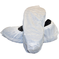 Cast "CPE" Embossed Shoe Covers, Large, Polyethylene, White Nia-Chem Ltd.