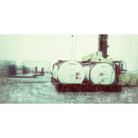 Single ISO Tank Berm, 3590 gal. Capacity, 24' W x 10' L x 24" H, L-Bracket Nia-Chem Ltd.