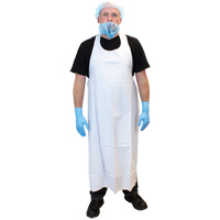 Vinyl Aprons, Vinyl, White, 35" W x 45" L Nia-Chem Ltd.
