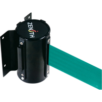 Wall Mount Barrier, Steel, Screw Mount, 7', Green Tape Nia-Chem Ltd.