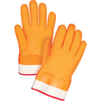 Winter-Lined Chemical-Resistant Gloves, Size Large/9, 10" L, PVC, Foam Fleece Inner Lining, Winter Weight Nia-Chem Ltd.