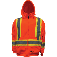 Safety Fleece Hoodie, Fleece/Polyester, Small, Orange Nia-Chem Ltd.