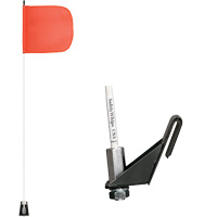 Tiges de s&eacute;curit&eacute; pour travaux l&eacute;gers Safety Whip, Fixation Fen&ecirc;tre, Hauteur 5', Orange Nia-Chem Ltd.