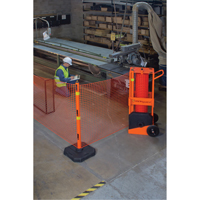 Portable Safety Zone, 100' L, Steel, Orange SDP585 | Nia-Chem Ltd.