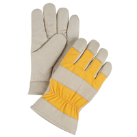 Gants de travail doubl&eacute;s pour l'hiver de premi&egrave;re qualit&eacute;, Moyen, Paume en Cuir fleur de porc, Doublure en Molleton de mousse Nia-Chem Ltd.