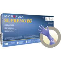 Supreno&reg; EC Gloves, Small, Nitrile, 5.5-mil, Powder-Free, Purple, Class 2 Nia-Chem Ltd.