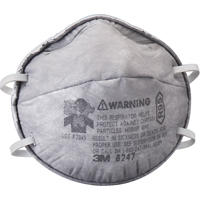 Respirateurs contre les particules 8247, R95, Certifi&eacute; NIOSH Nia-Chem Ltd.