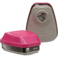 Cartouches pour respirateur s&eacute;rie 6000, Cartouche gaz/vapeur, Vapeurs organiques/P100 Nia-Chem Ltd.