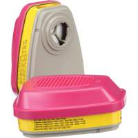 Cartouches pour respirateur s&eacute;rie 6000, Cartouche gaz/vapeur, Vapeurs organiques/Gaz acides/P100 Nia-Chem Ltd.