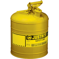 Bidons s&eacute;curitaires, Type I, Acier, 2 gal. US, Jaune, Homologu&eacute; FM/List&eacute; UL/ULC Nia-Chem Ltd.