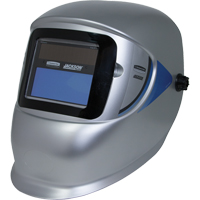 WH40 Variable ADF Welding Helmet, 3.77" L x 1.65" W View Area, 9 - 13 Shade Range, Silver Nia-Chem Ltd.