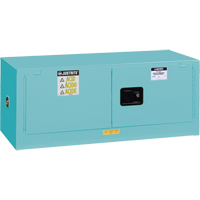 Armoire de s&eacute;curit&eacute; en acier inoxydable pour produits corrosifs/acides EX Piggyback Sure-Grip , 12 gal., 2 Porte(s), 43" La x 18" h x 18" p Nia-Chem Ltd.