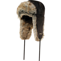 Quilted Synthetic Fur-Lined Hat, Nylon/Fur Lining, X-Large, Black SEC042 | Nia-Chem Ltd.