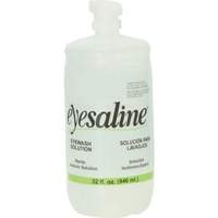 Saline Eyewash Bottles, Full Bottle, 32 oz. Nia-Chem Ltd.