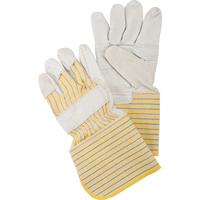 Patch Palm Fitters Gloves, Large, Grain Cowhide Palm, Cotton Inner Lining SEC594 | Nia-Chem Ltd.