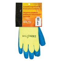 High Visibility Coated Gloves, 9, Rubber Latex Coating, 7 Gauge, Acrylic Shell Nia-Chem Ltd.