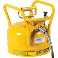 D.O.T. AccuFlow™ Safety Cans, Type II, Steel, 2.5 US gal., Yellow, FM Approved SED121 | Nia-Chem Ltd.